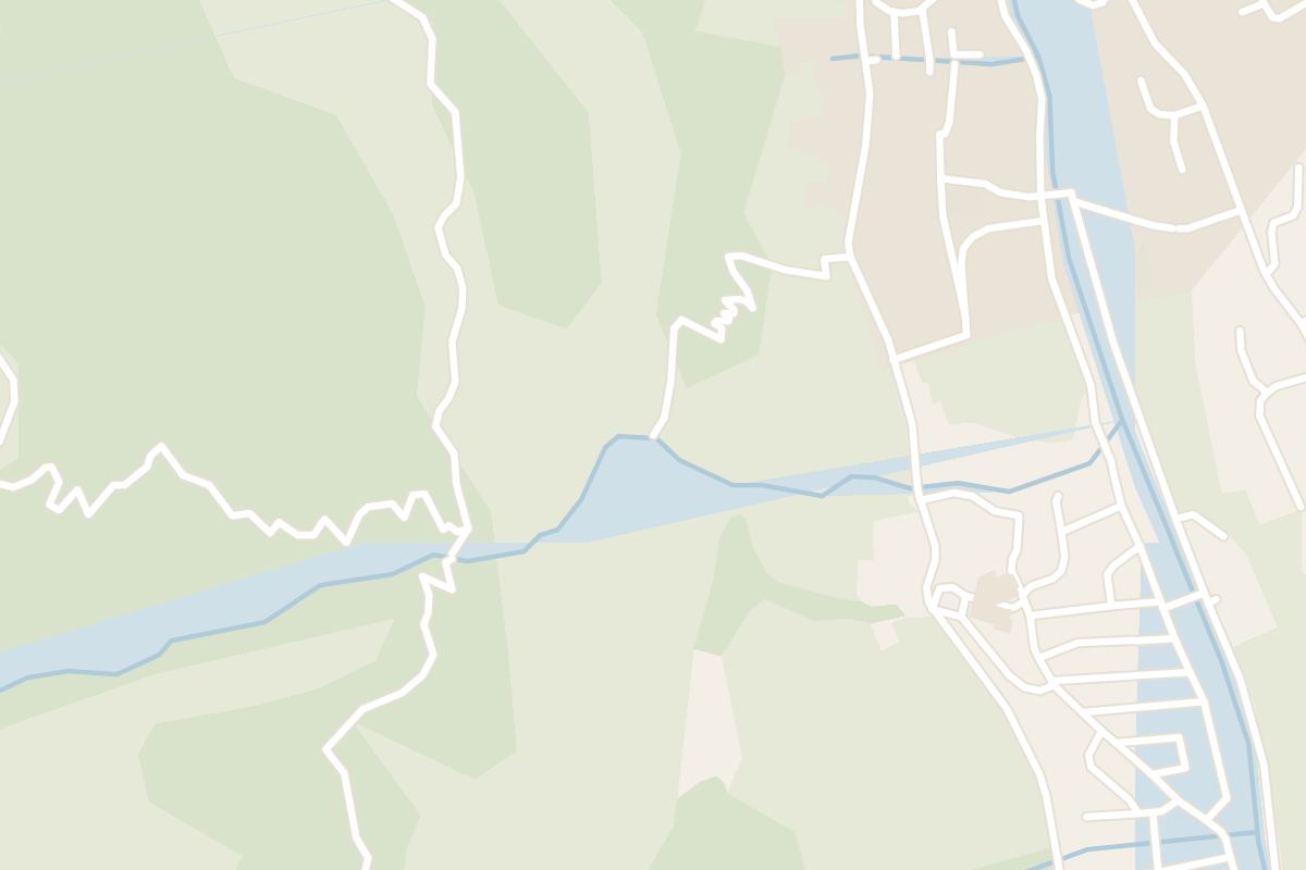 Map showing where Staubbach Falls is