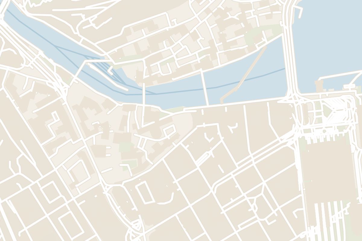 Map showing where Jesuit Church is
