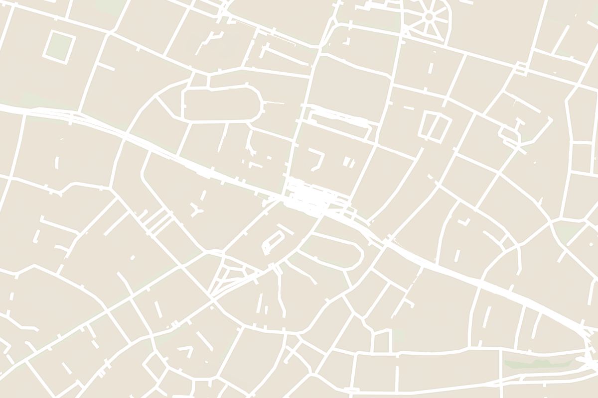 Map showing where Marienplatz is