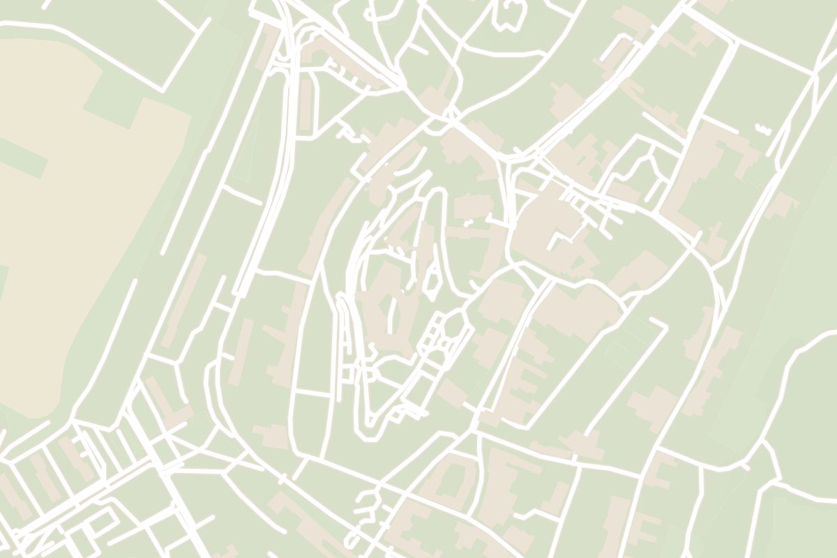 Map showing where Mikulov Castle is