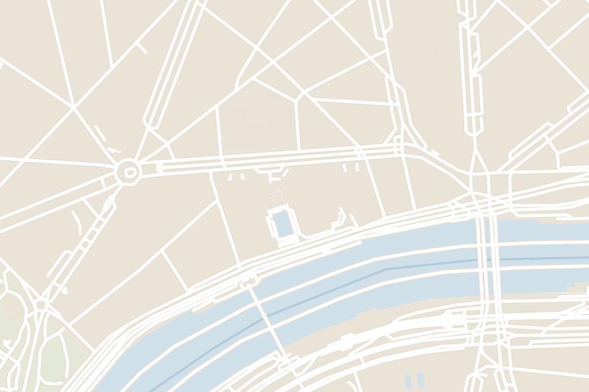 Map showing where Musée d'Art Moderne de Paris is
