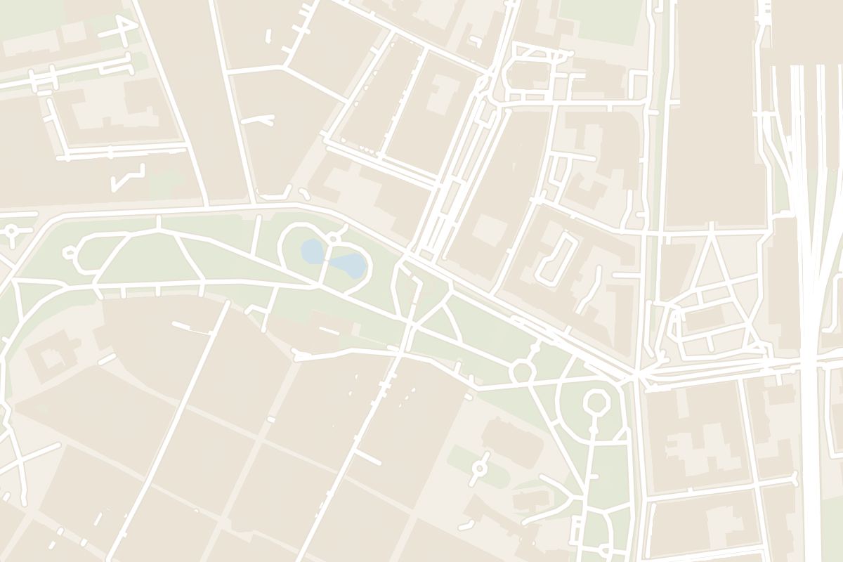 Map showing where Kraków Barbican is