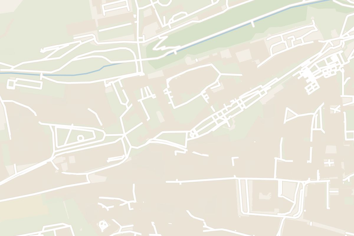 Map showing where Prague Castle is