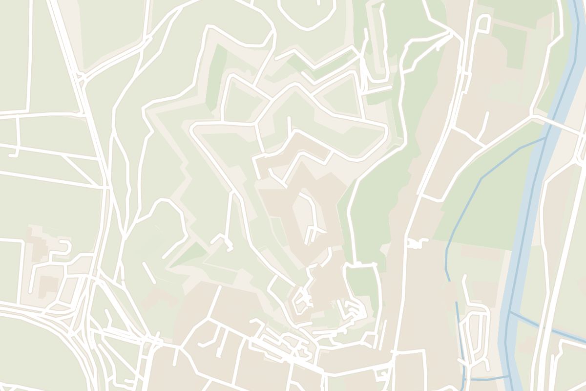Map showing where Kłodzko Fortress is