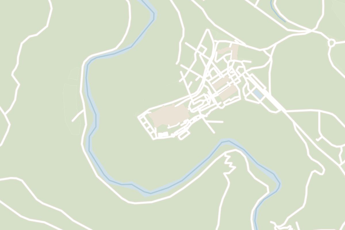 Map showing where Książ Castle is