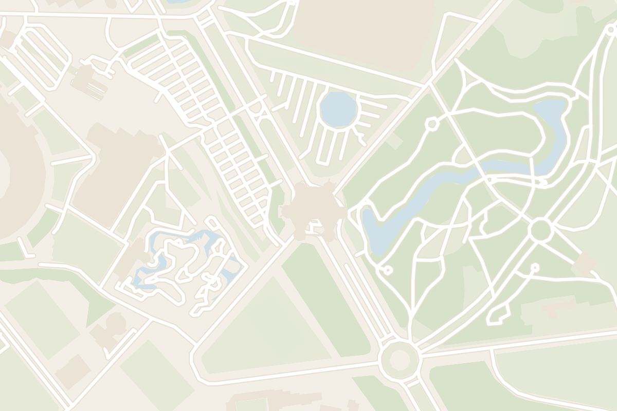 Map showing where Atomium is