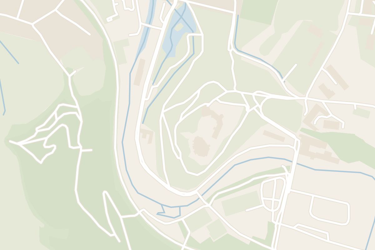 Map showing where Frýdlant Castle is
