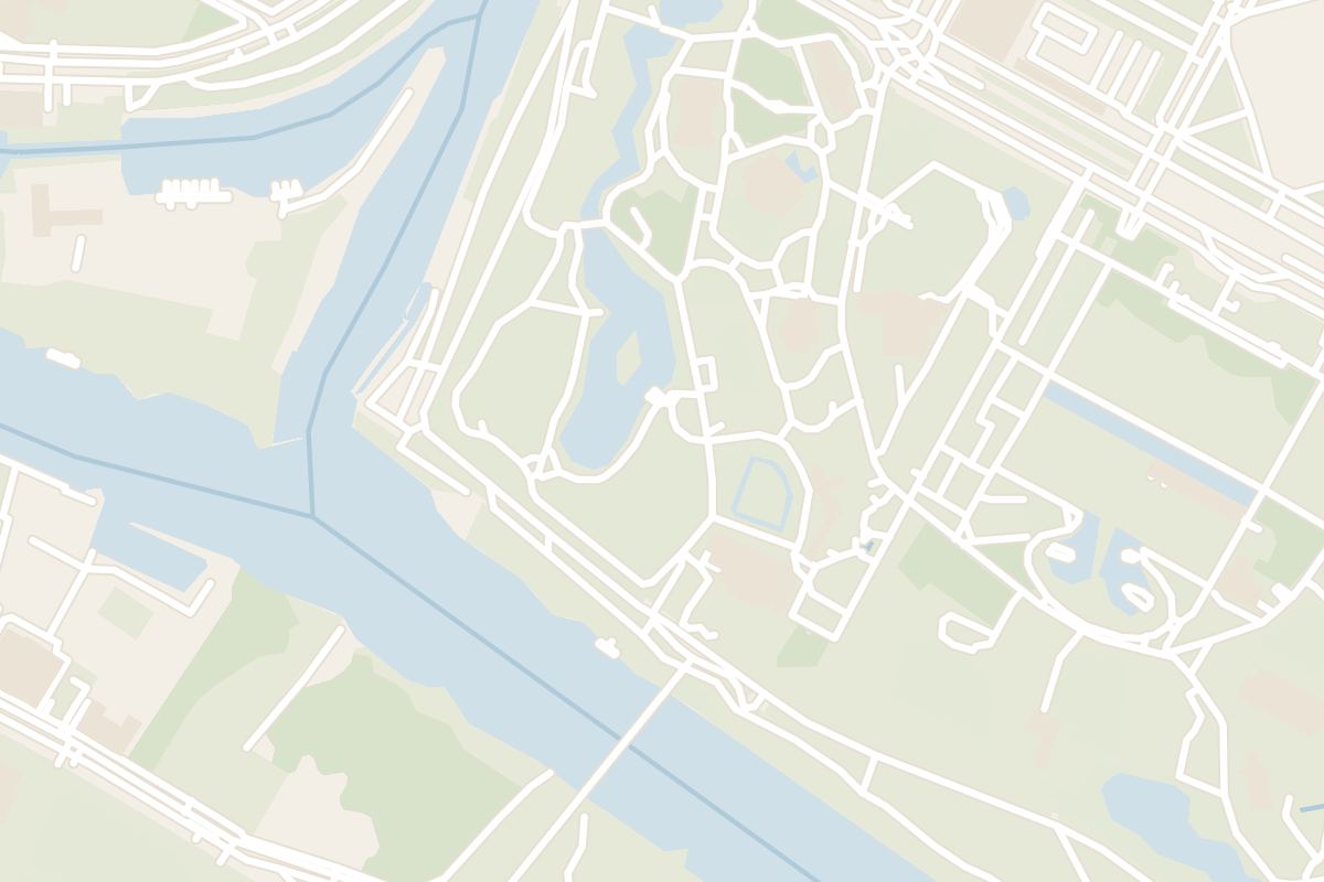 Map showing where Wrocław Zoo and Afrykarium is
