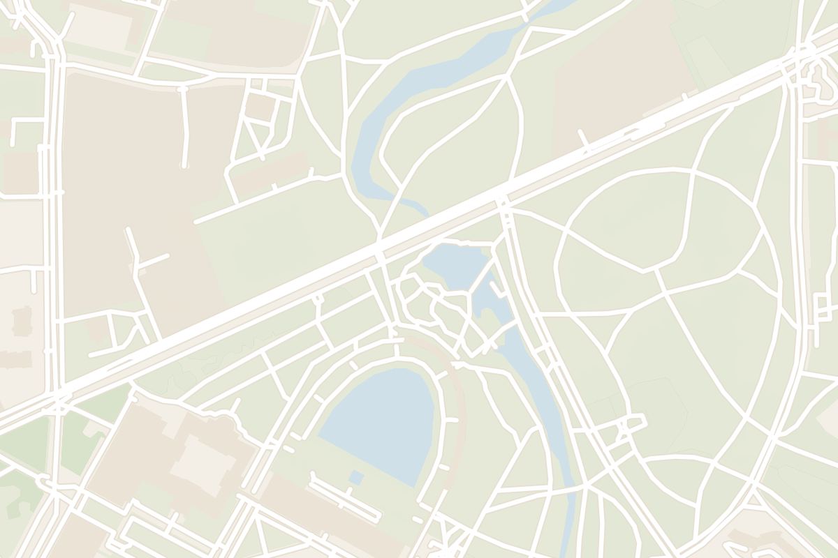 Map showing where Japanese Garden is