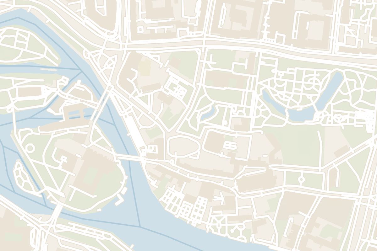 Map showing where Ostrów Tumski is