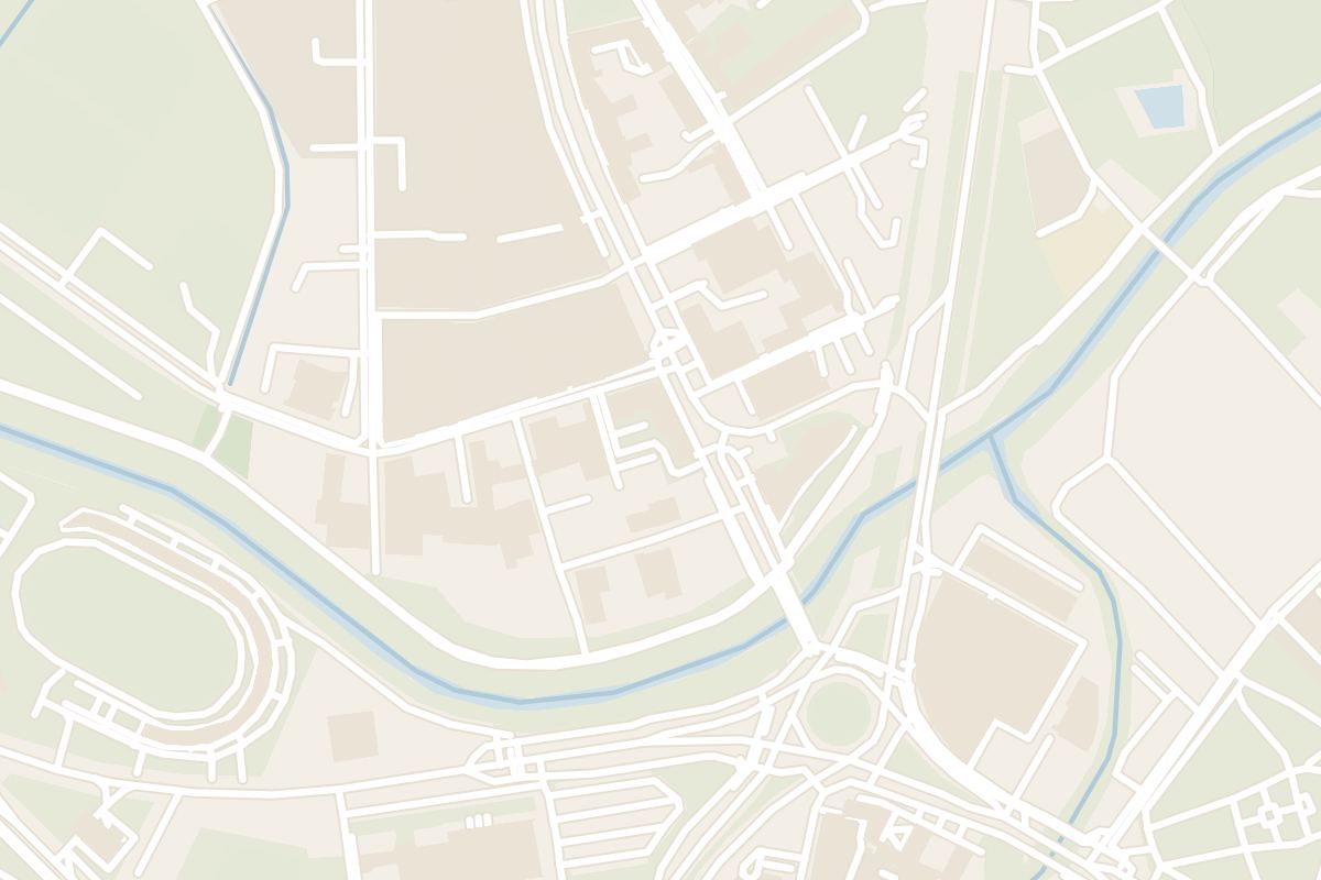 Map showing where Lublin Old Town is