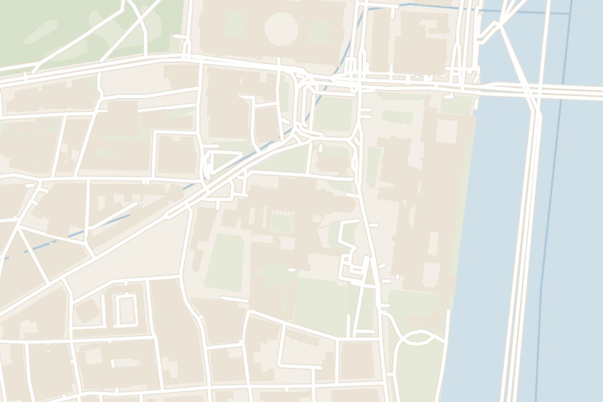 Map showing where Westminster Abbey is
