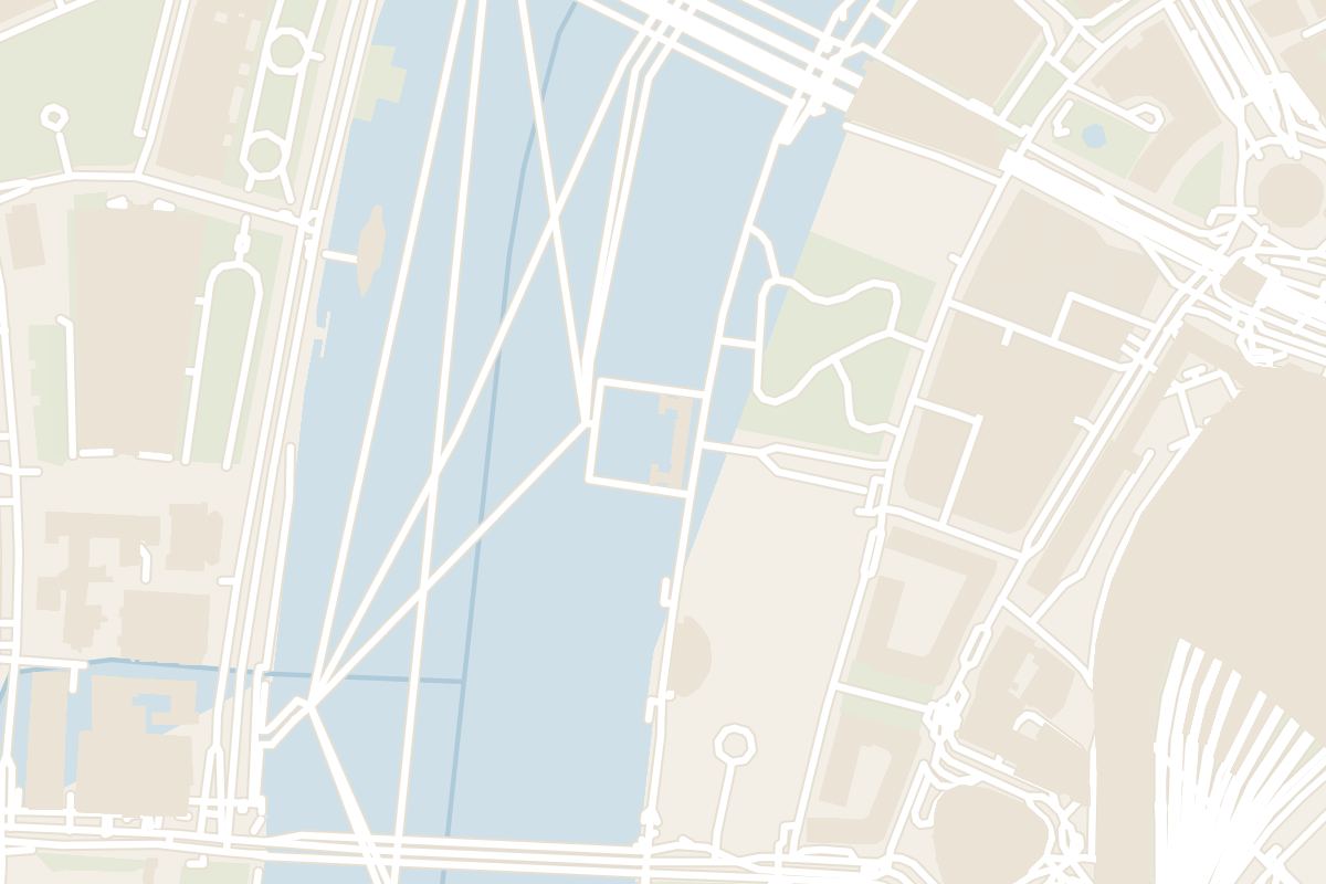 Map showing where London Eye is