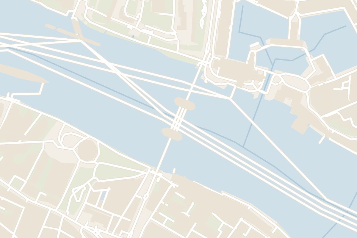 Map showing where Tower Bridge is