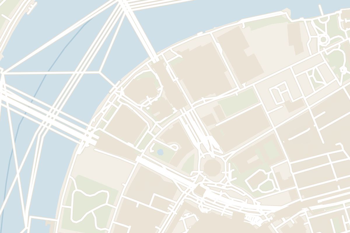 Map showing where South Bank is