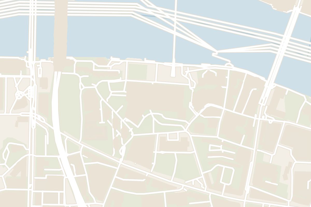 Map showing where Tate Modern is
