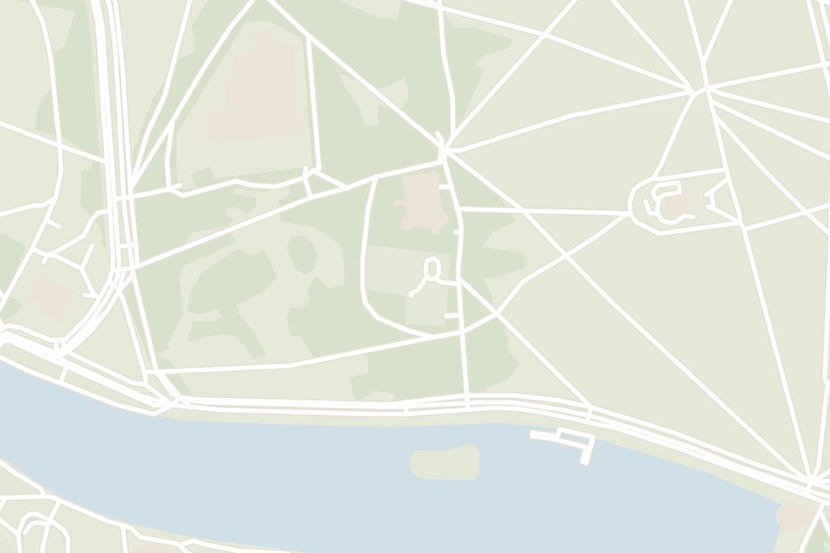 Map showing where Hyde Park is