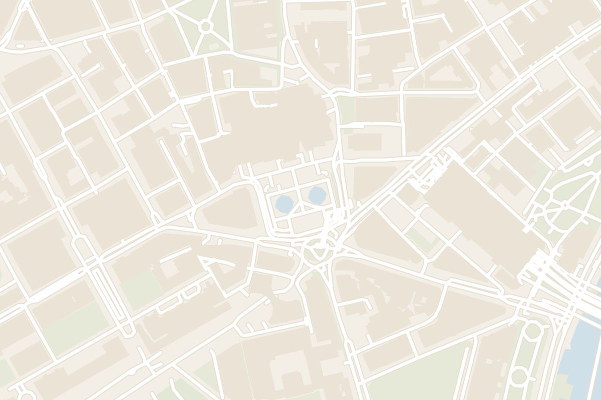 Map showing where Trafalgar Square is
