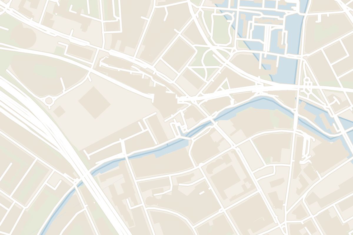 Map showing where Camden Market is
