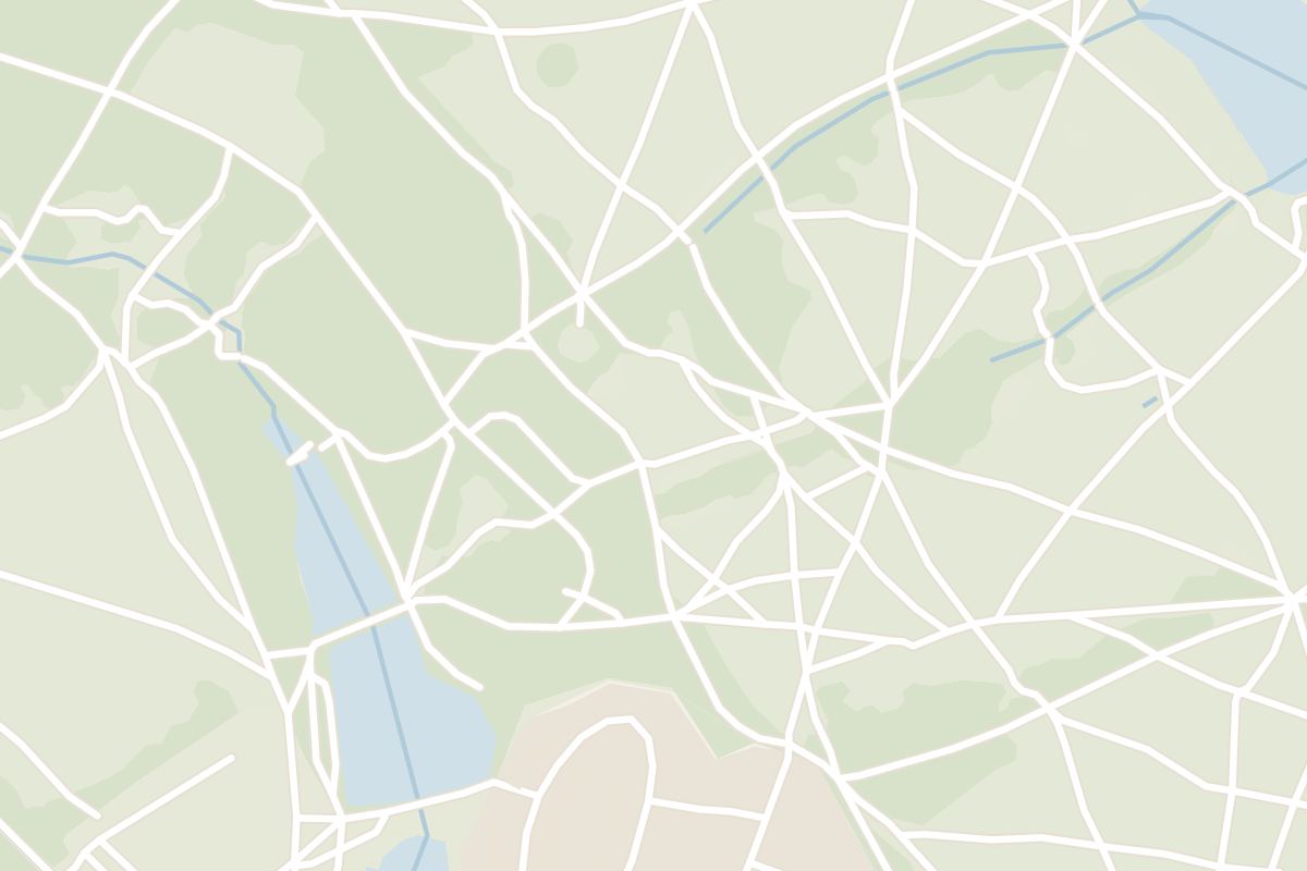 Map showing where Hampstead Heath is