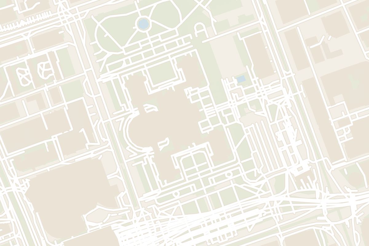 Map showing where Neon Museum is