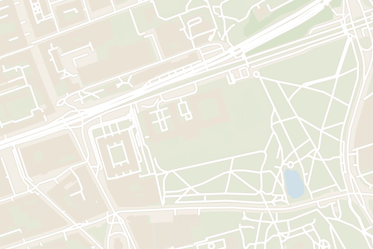 Map showing where National Museum in Warsaw is