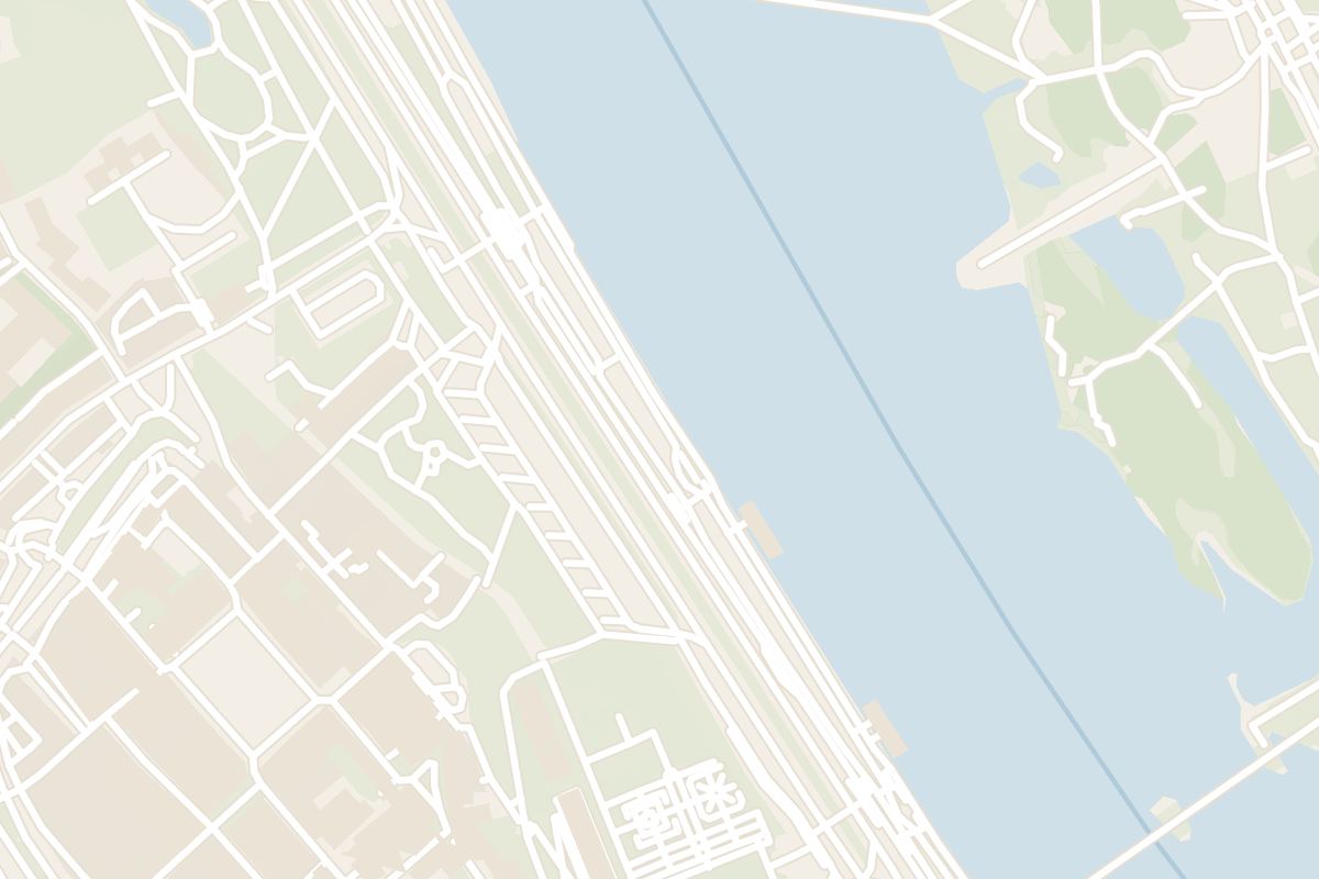 Map showing where Vistula Boulevards is