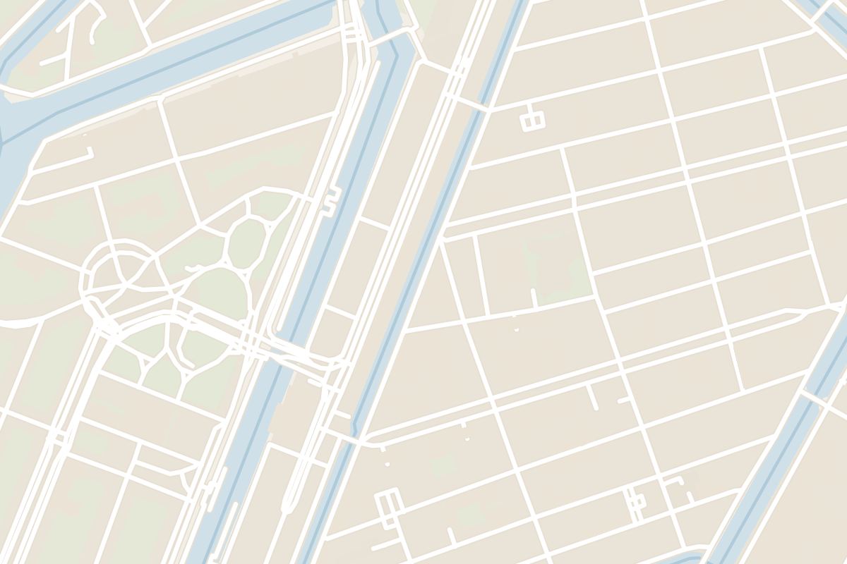 Map showing where Jordaan is