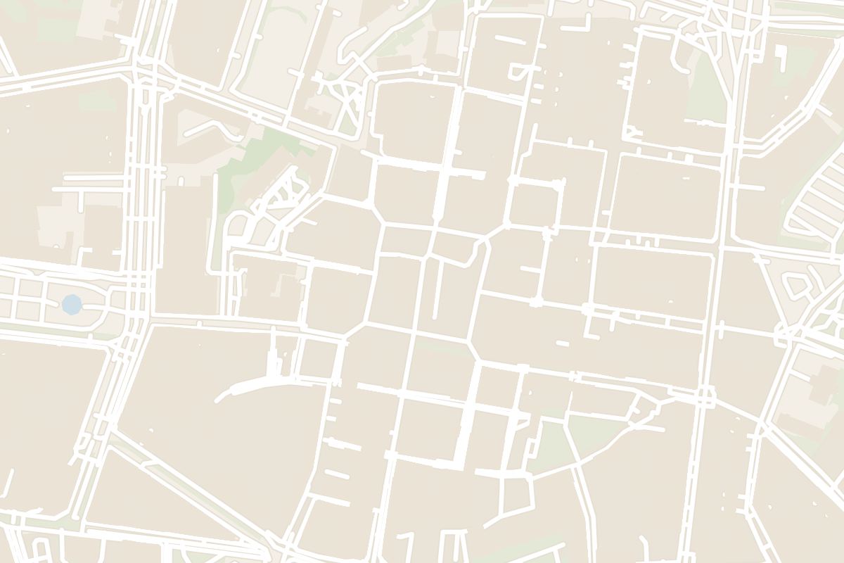 Map showing where Old Market Square is
