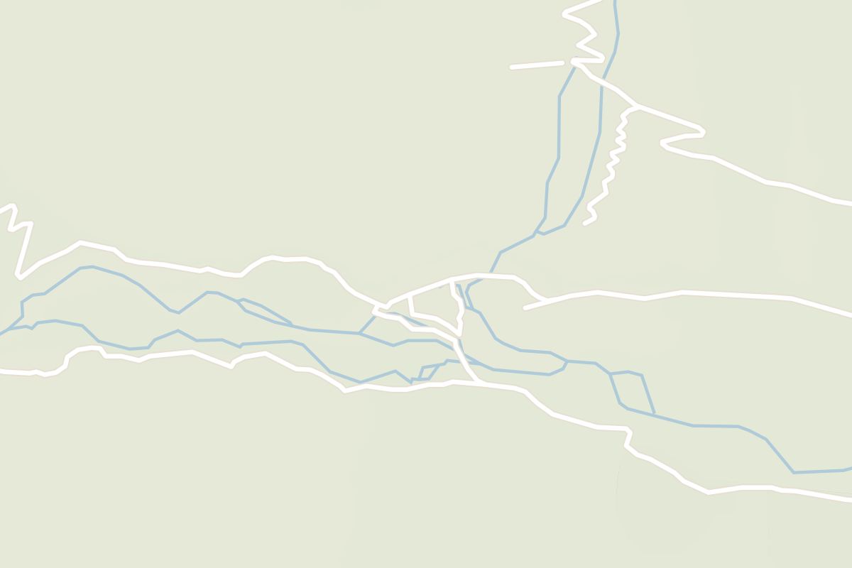 Map showing where Glendalough Miners' Village is