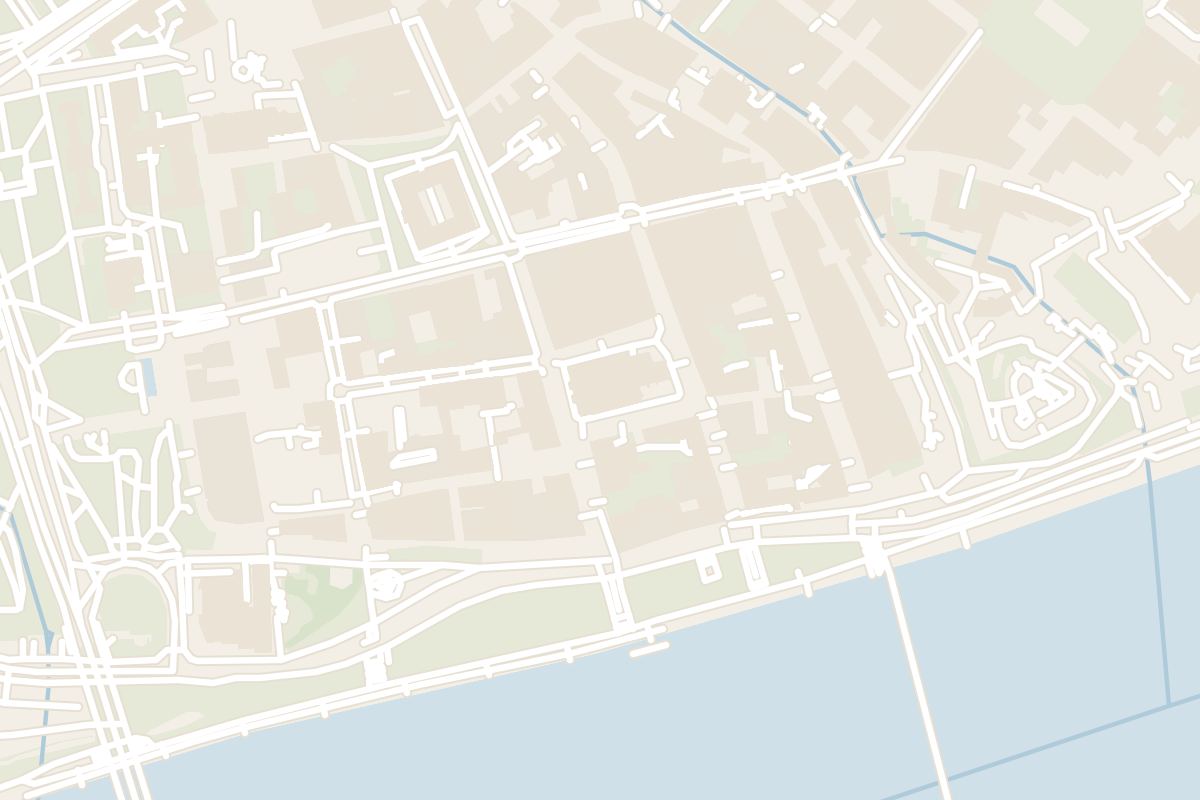 Map showing where Toruń Cathedral is