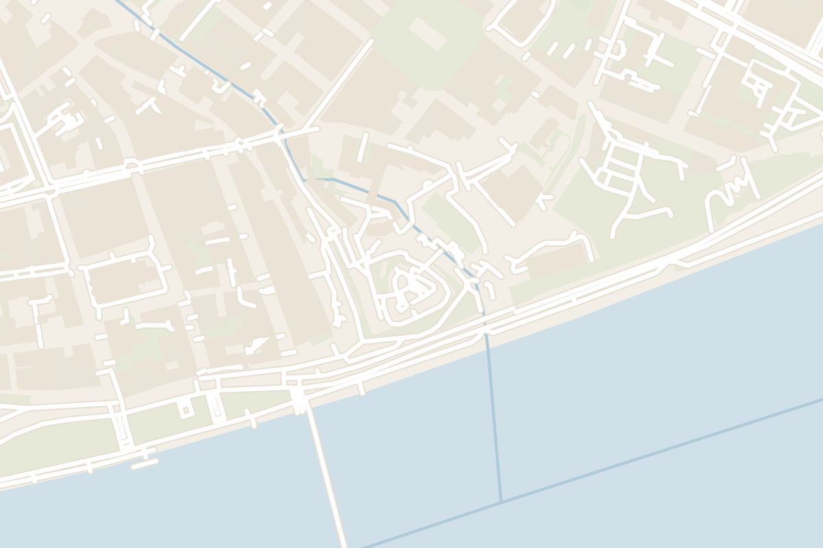 Map showing where Teutonic Castle Ruins is