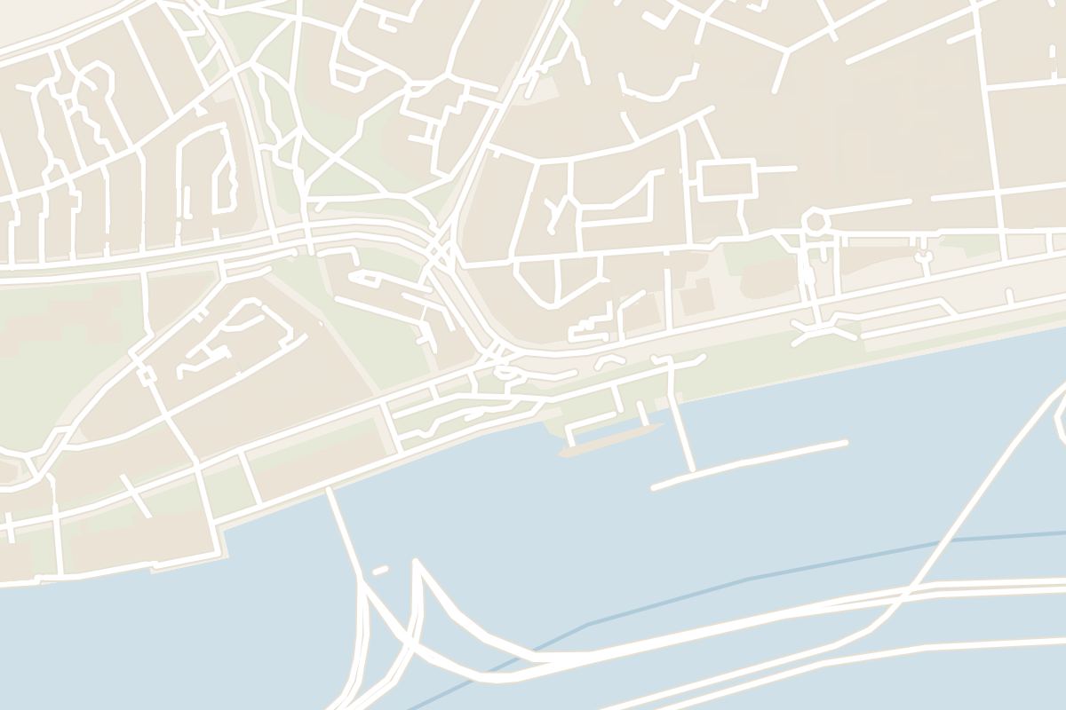Map showing where Altonaer Fischmarkt is