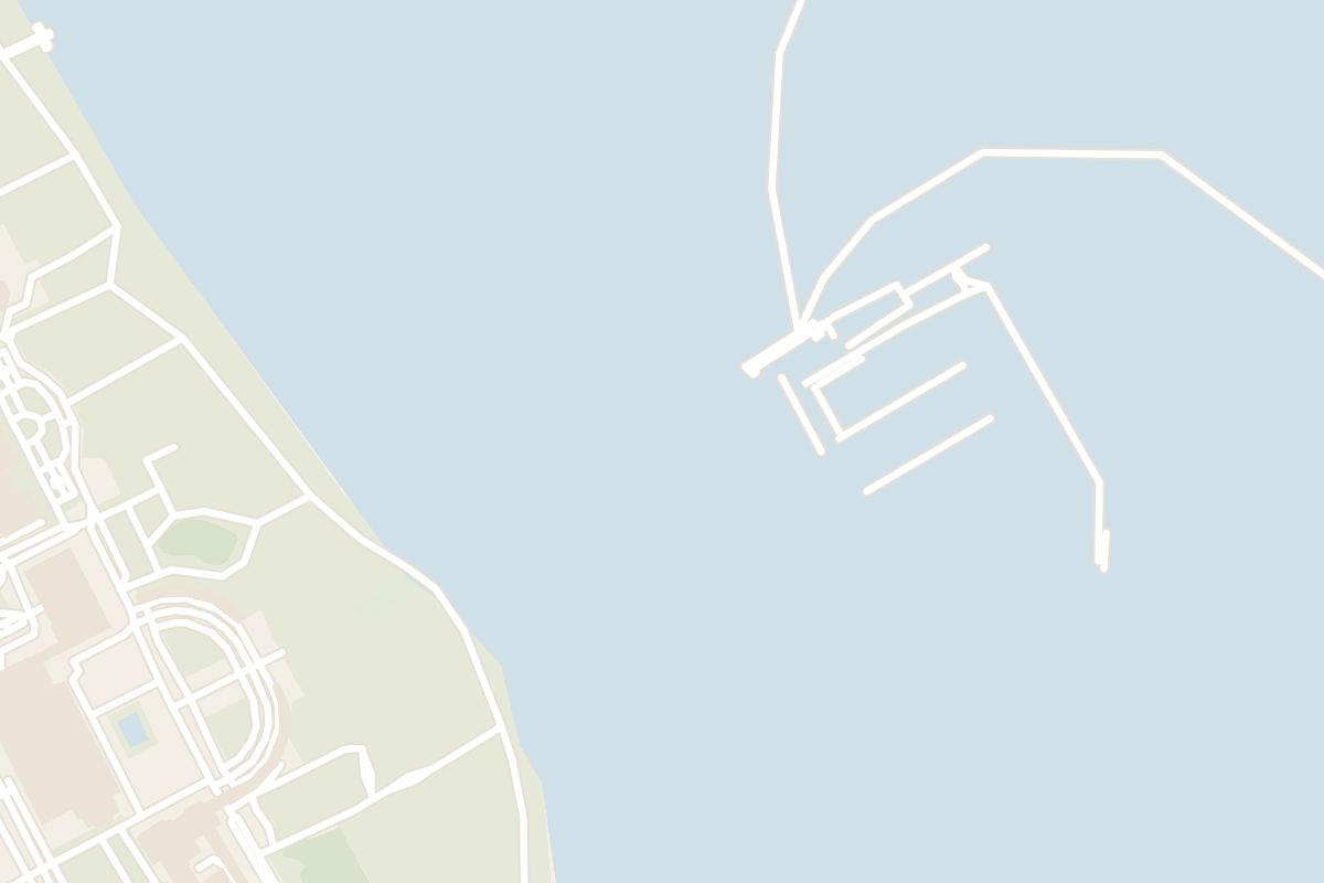 Map showing where Sopot Pier is