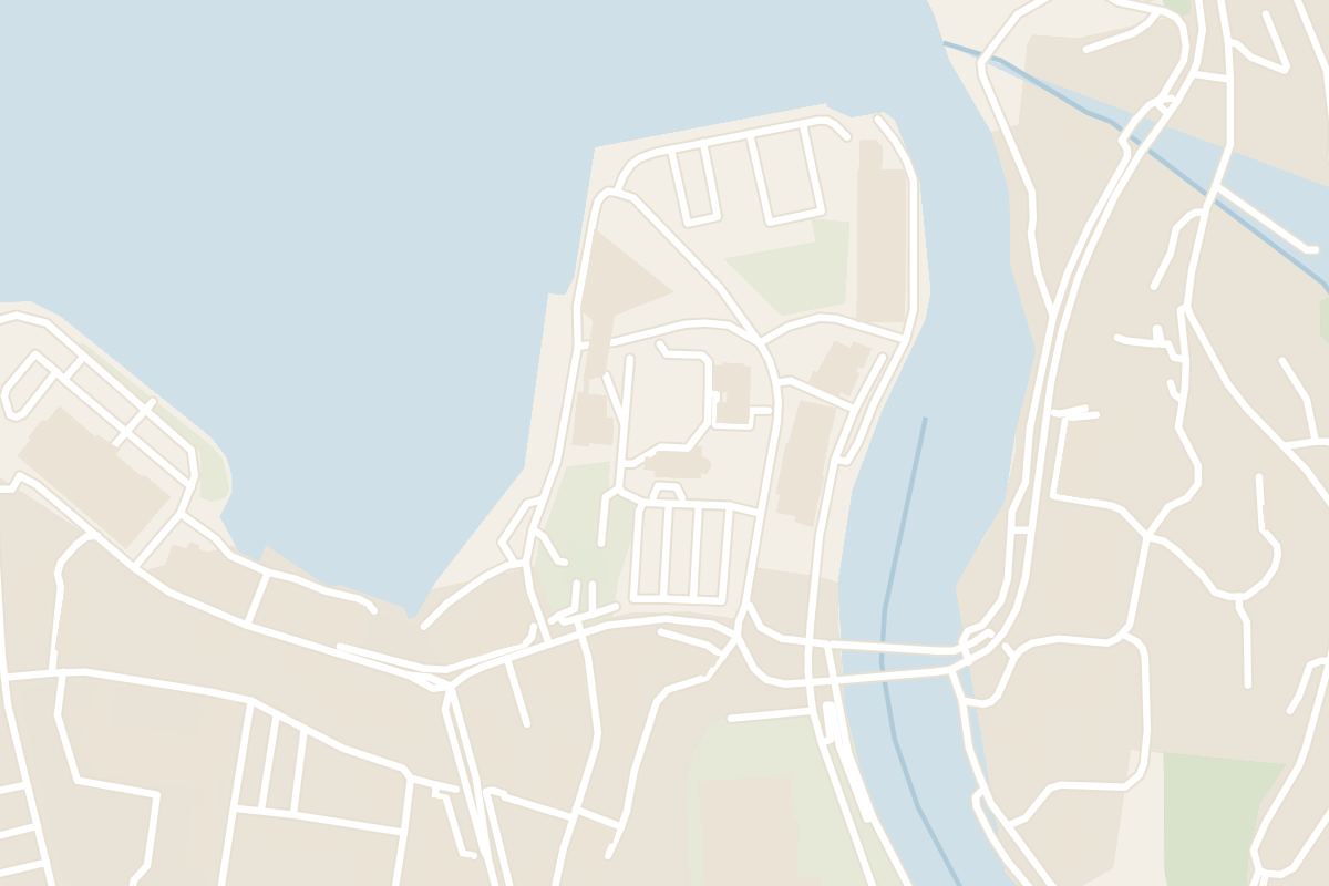 Map showing where Odda kirke is