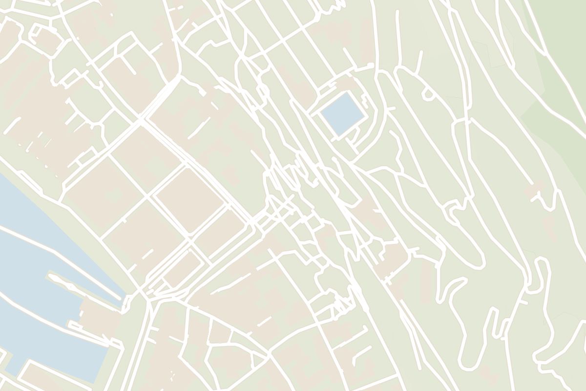 Map of Fløibanen