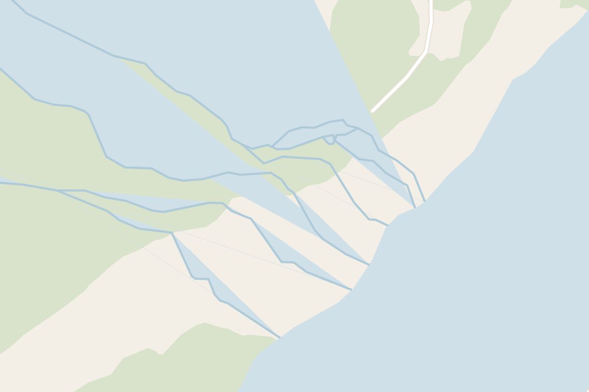 Map showing where Seven Sisters Waterfall is