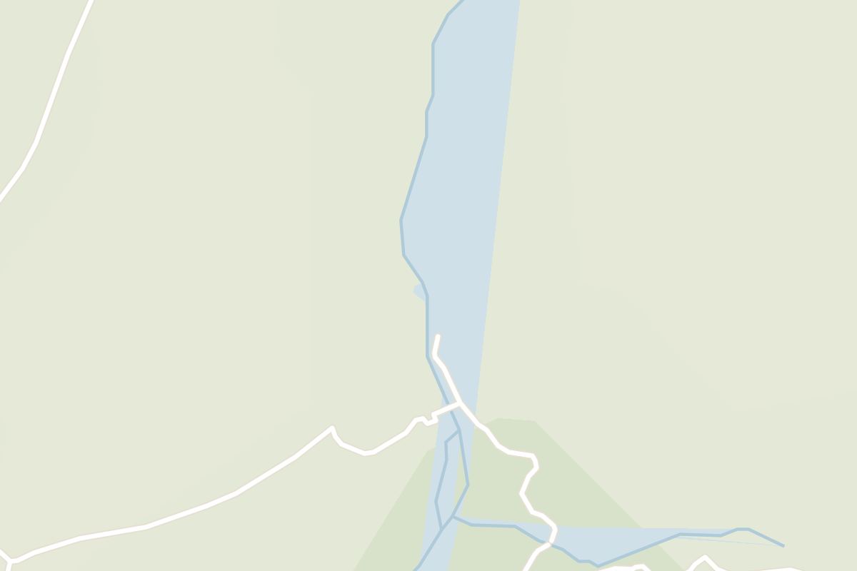 Map showing where Svartifoss is