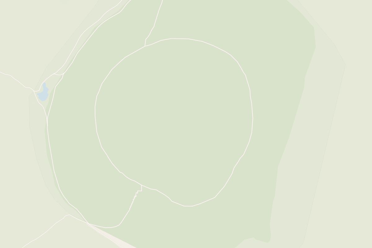 Map showing where Hverfjall is