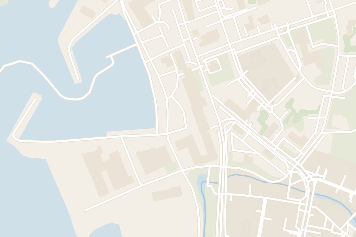 Map showing where Húsavík Harbour is