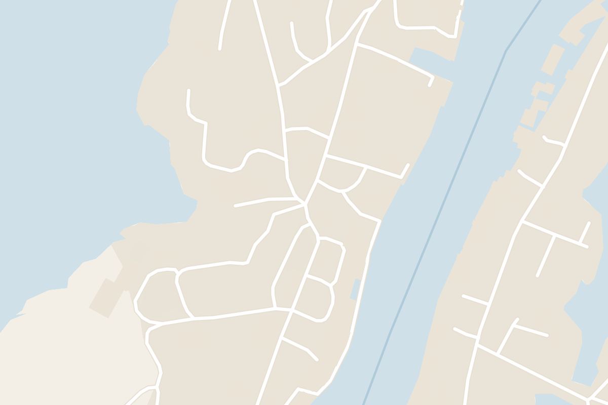 Map showing where Henningsvær is