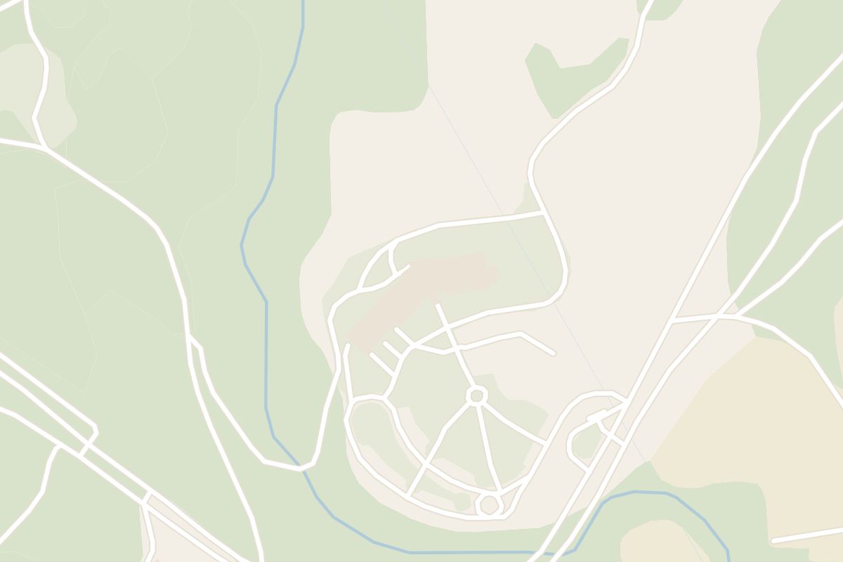 Map showing where Verdensarvsenter for bergkunst is