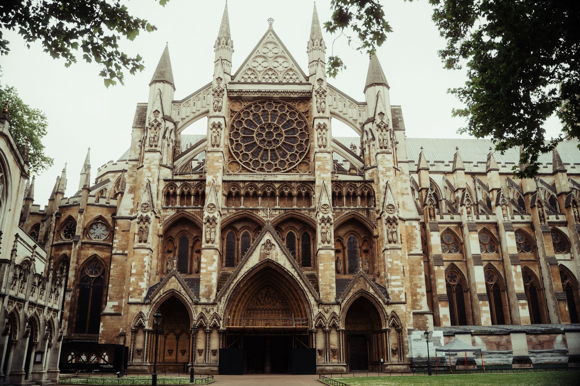 The west front of Westminster Abbey