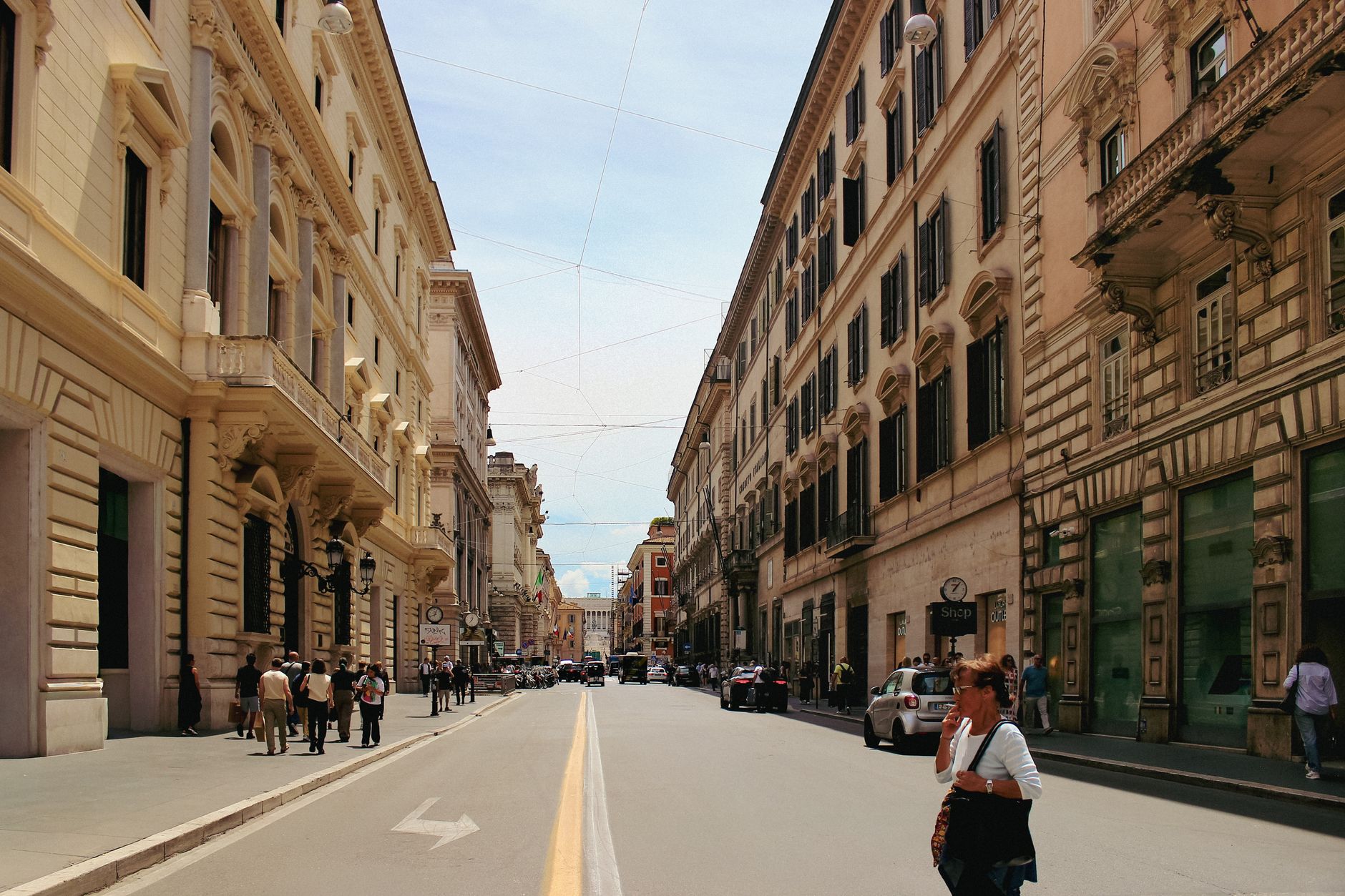 Via Montenapoleone in the fashion district