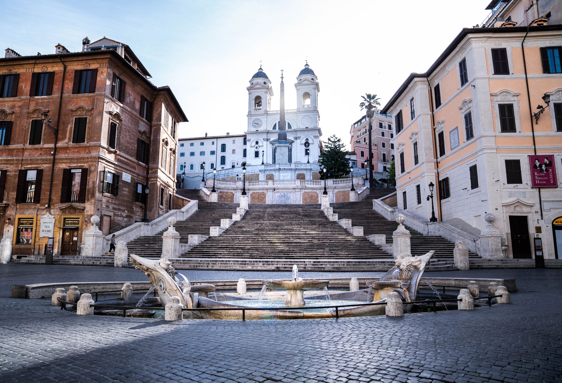 The Spanish Steps and Trinità dei Monti