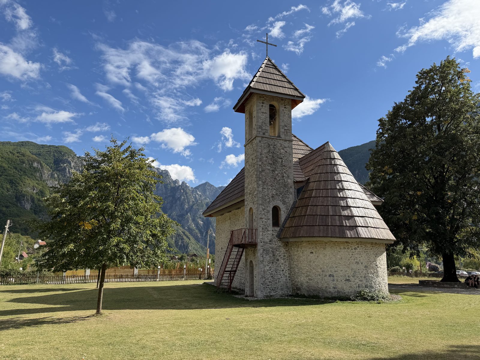 The Church of Theth, where the walk starts