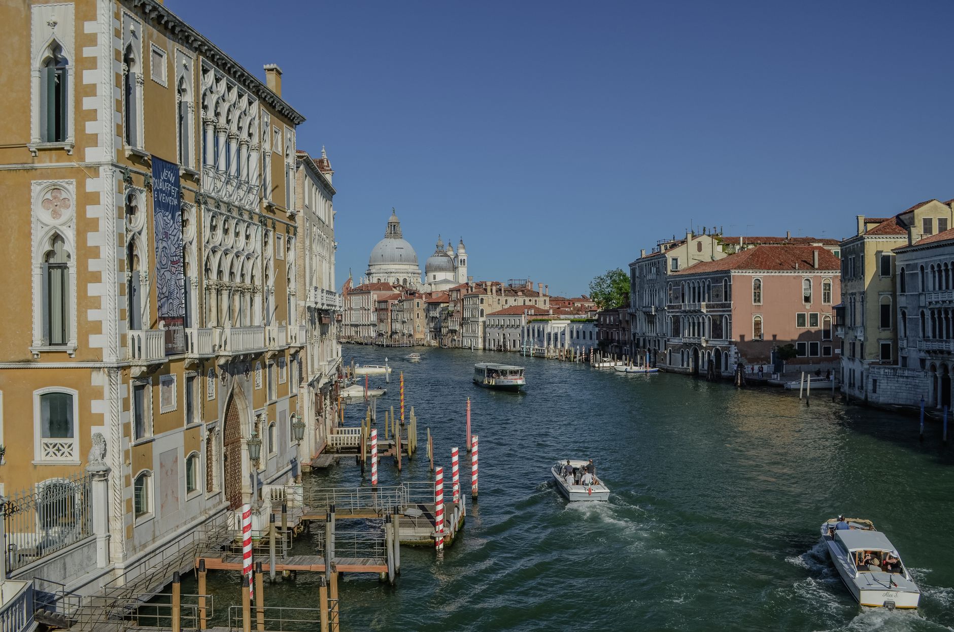 The Grand Canal looking towards the Salute
